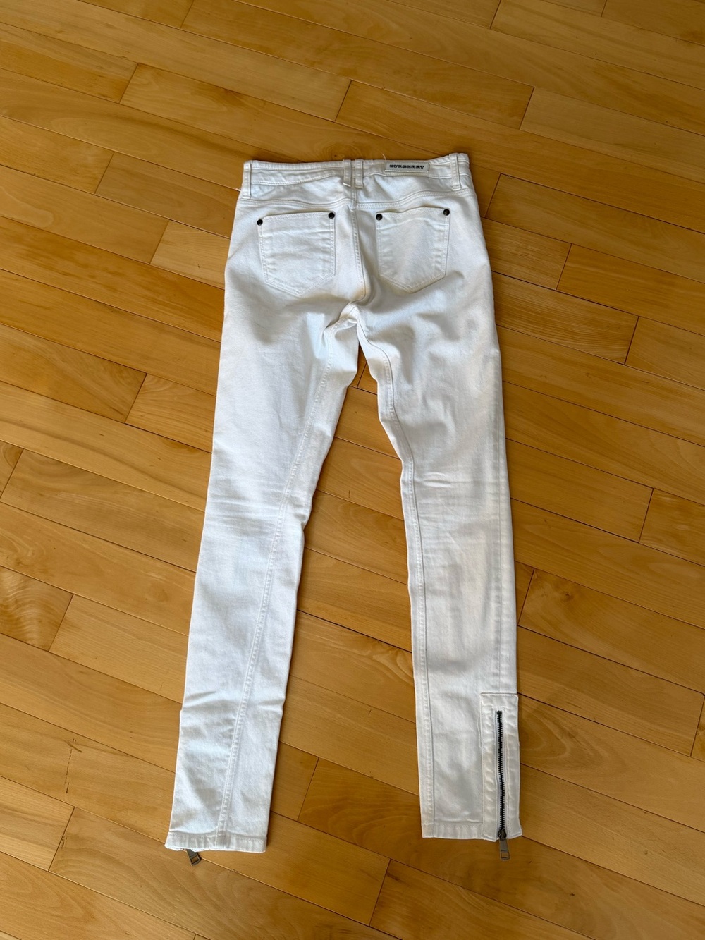 Burberry London Culham 27R white skinny mid-rise - Picture 5 of 8